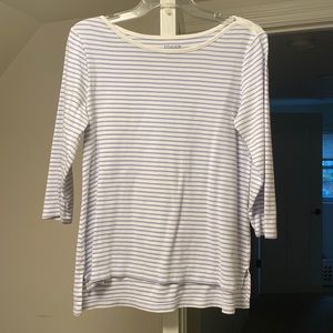 Chicos 3/4 length sleeve, striped